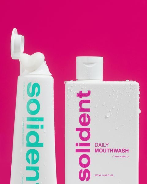 Ополіскувач для ротової порожнини Solident Peach mint / персик-м'ята, 250 ml 526 фото