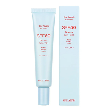 Матуючий сонцезахисний крем для обличчя HOLLYSKIN Dry Touch. SPF 50, 40 ml 0508h фото