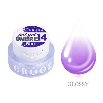 Crooz Гель фарба 5 в 1 Art gel ombre №14 3мл 127 фото