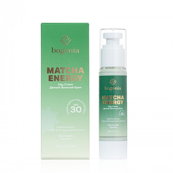 Bogenia Денний крем з матчею Matcha Day Cream Fluid SPF 30 BG459.001 фото