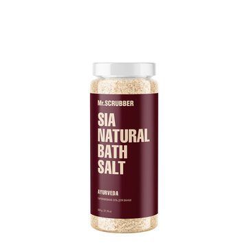 Парфумована сіль для ванни Sia Natural Bath Salt Ayurveda, 600 g 1066 фото