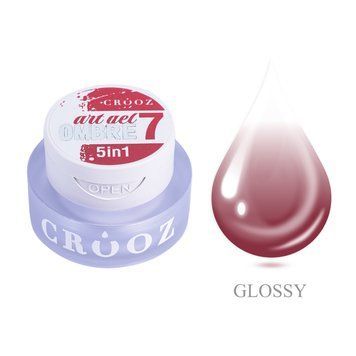 Crooz Гель фарба 5 в 1 Art gel ombre № 07 3мл 120 фото