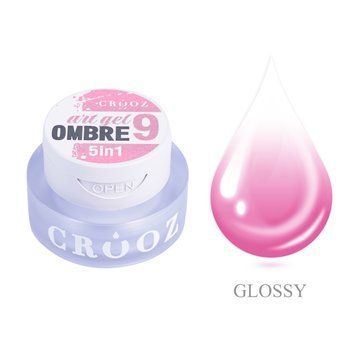 Crooz Гель фарба 5 в 1 Art gel ombre № 09 3мл 122 фото