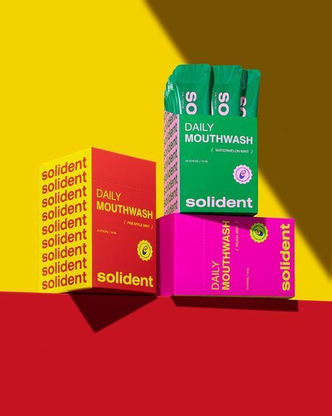 Набір ополіскувачів для ротової порожнини Solident Watermelon mint / кавун-м'ята 523 фото